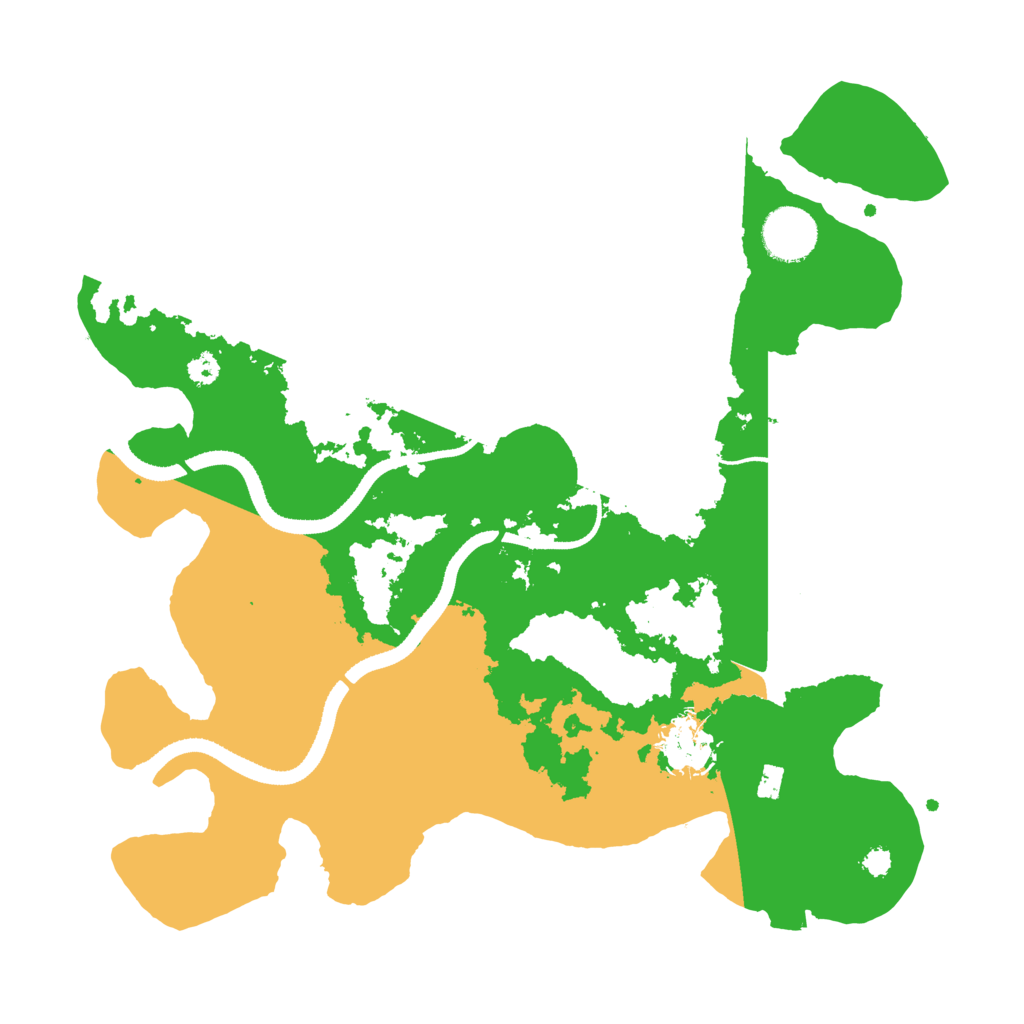 Biome Rust Map: Procedural Map, Size: 3300, Seed: 1095398176