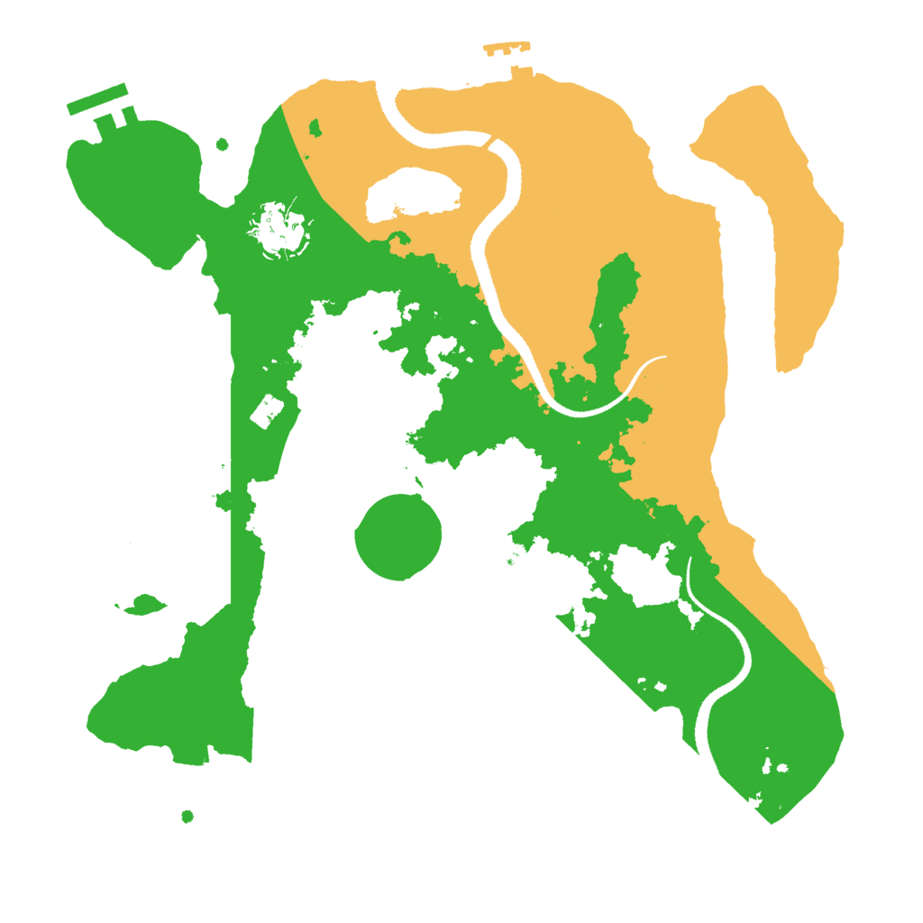 Biome Rust Map: Procedural Map, Size: 3000, Seed: 1746300529