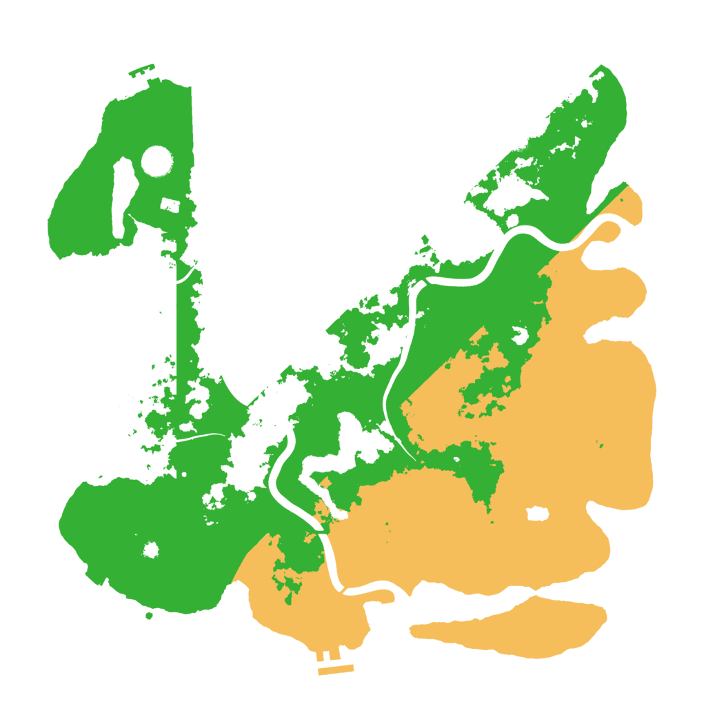 Biome Rust Map: Procedural Map, Size: 4000, Seed: 321318649