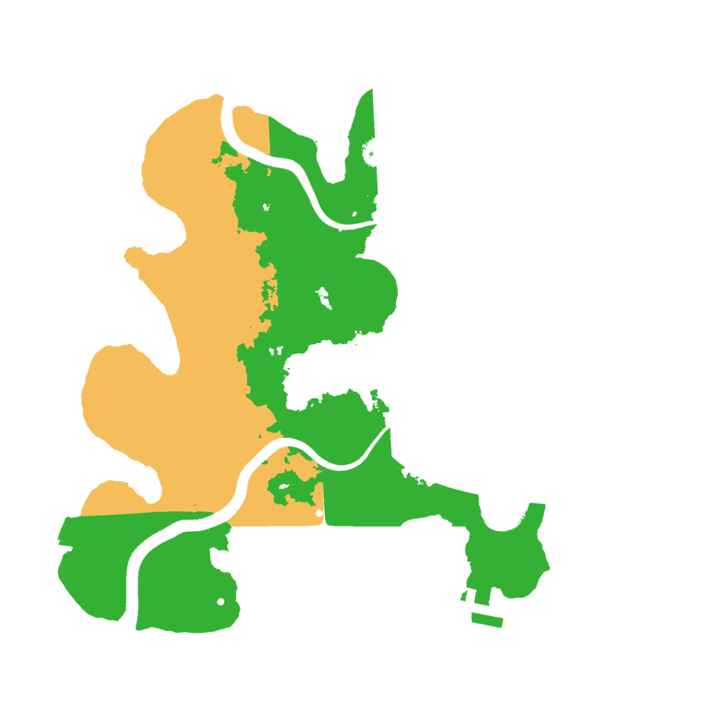 Biome Rust Map: Procedural Map, Size: 2800, Seed: 586116404