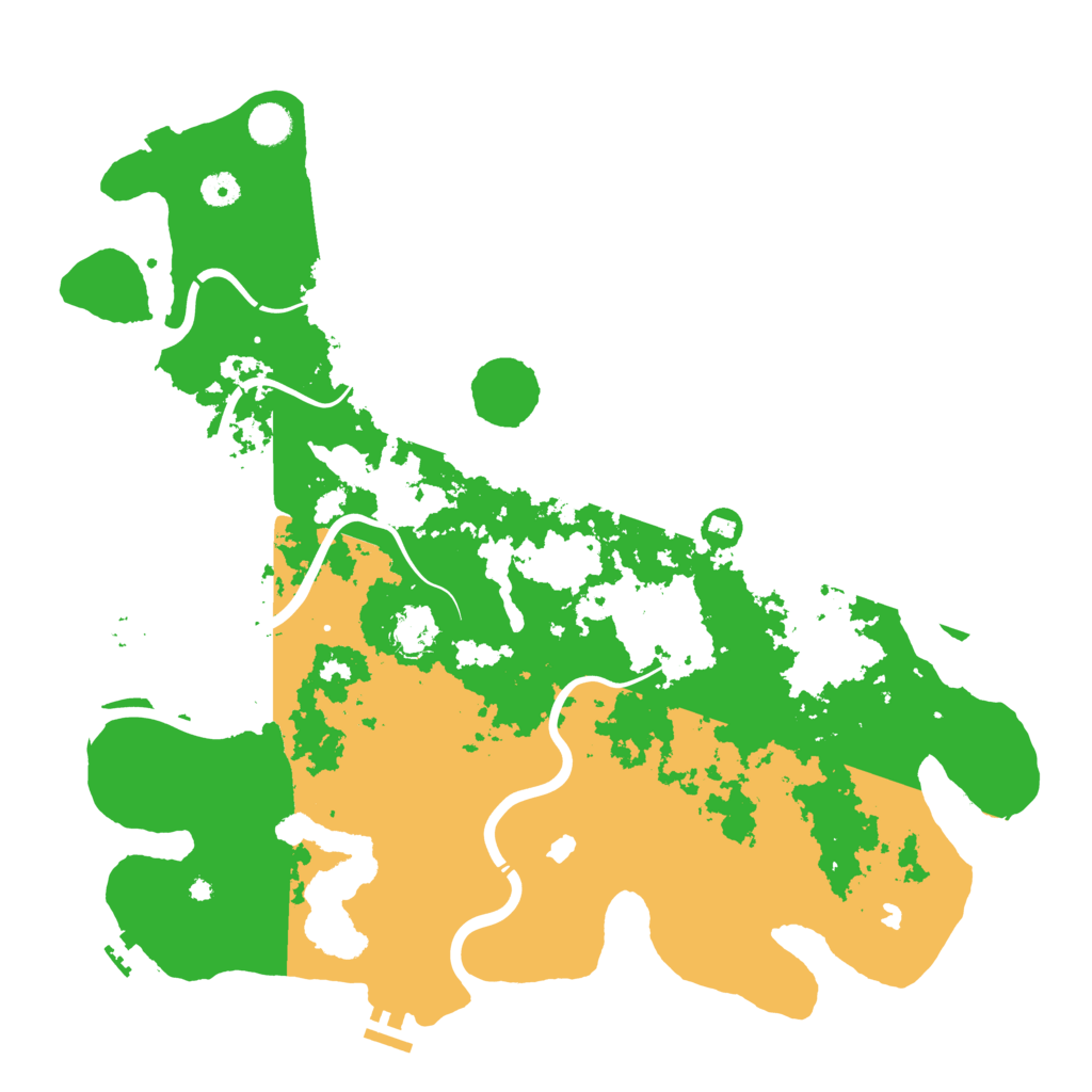 Biome Rust Map: Procedural Map, Size: 4500, Seed: 1905096869
