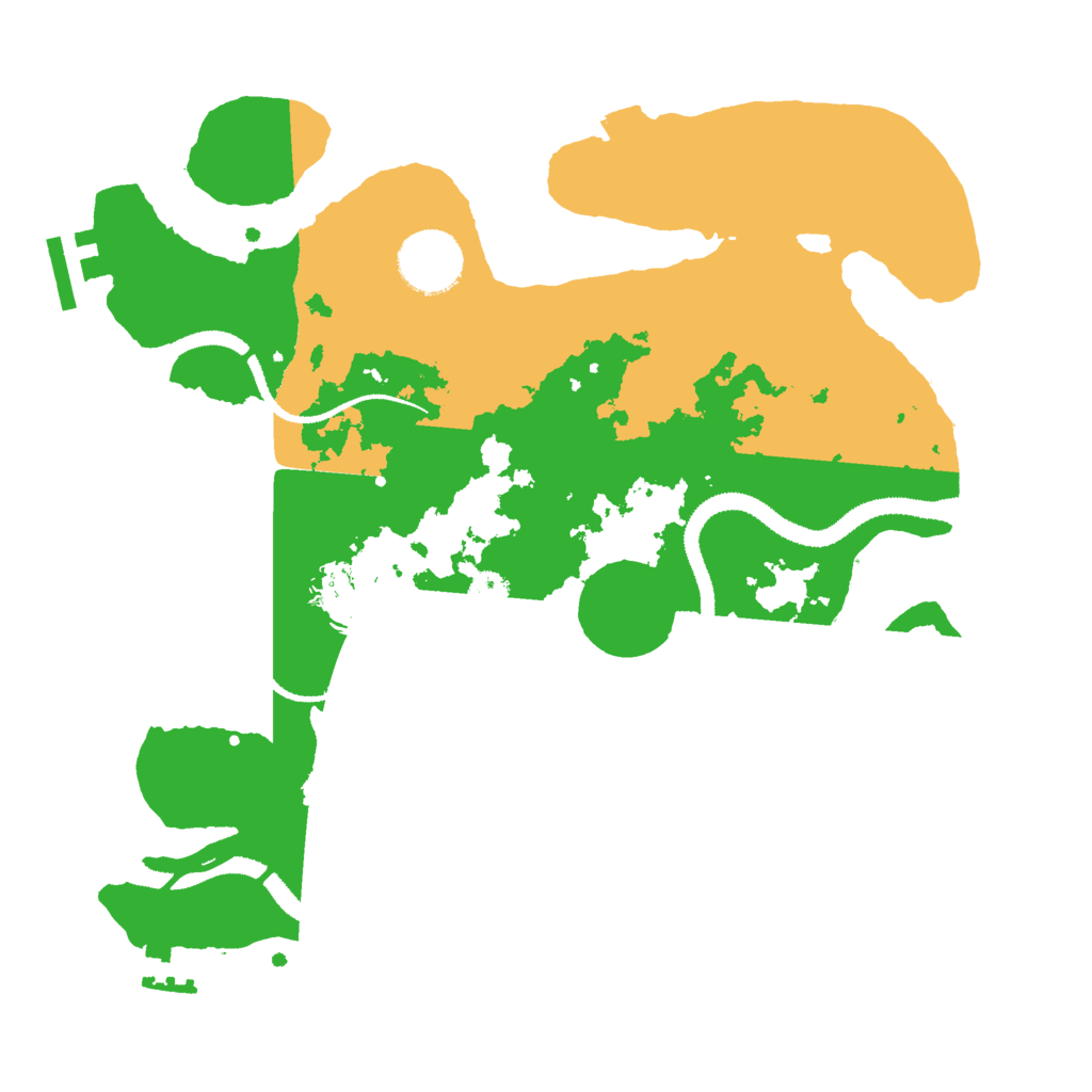 Biome Rust Map: Procedural Map, Size: 3000, Seed: 1217587839