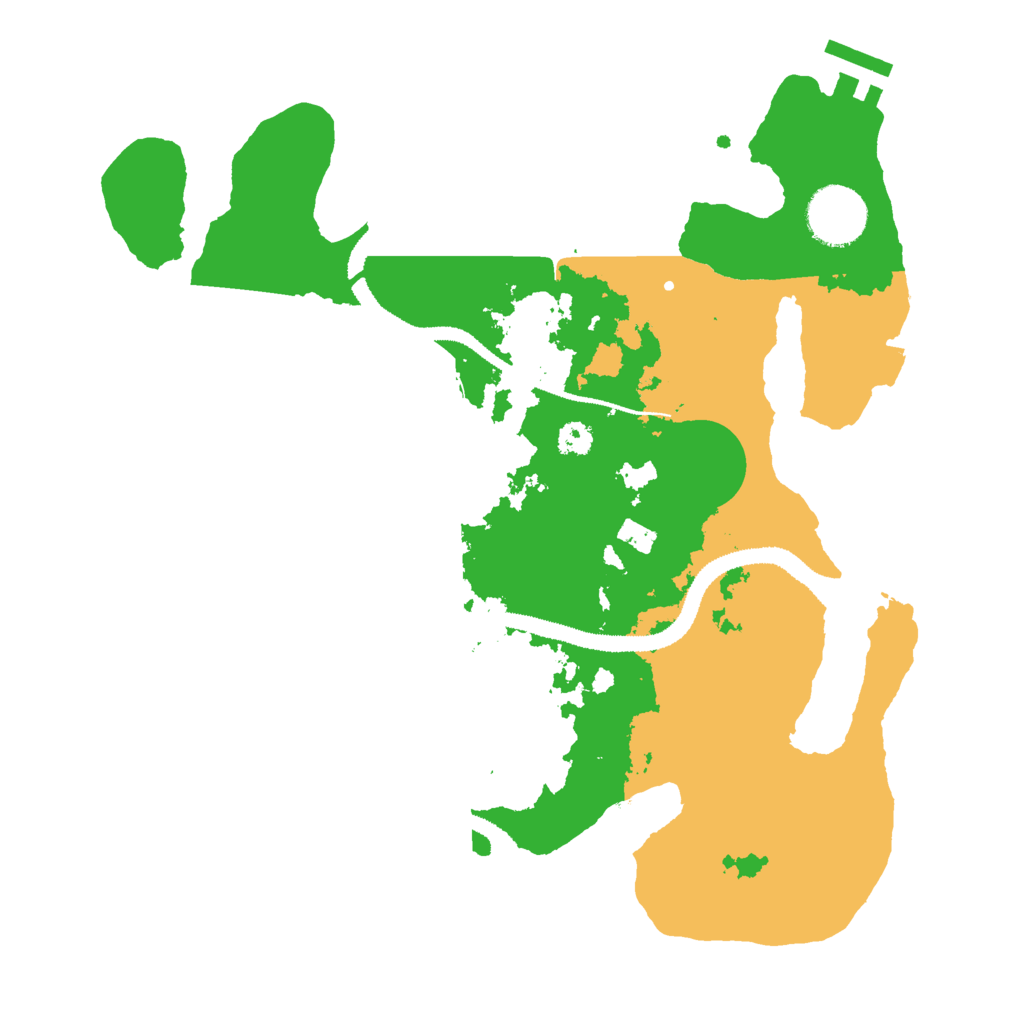 Biome Rust Map: Procedural Map, Size: 3000, Seed: 169749001