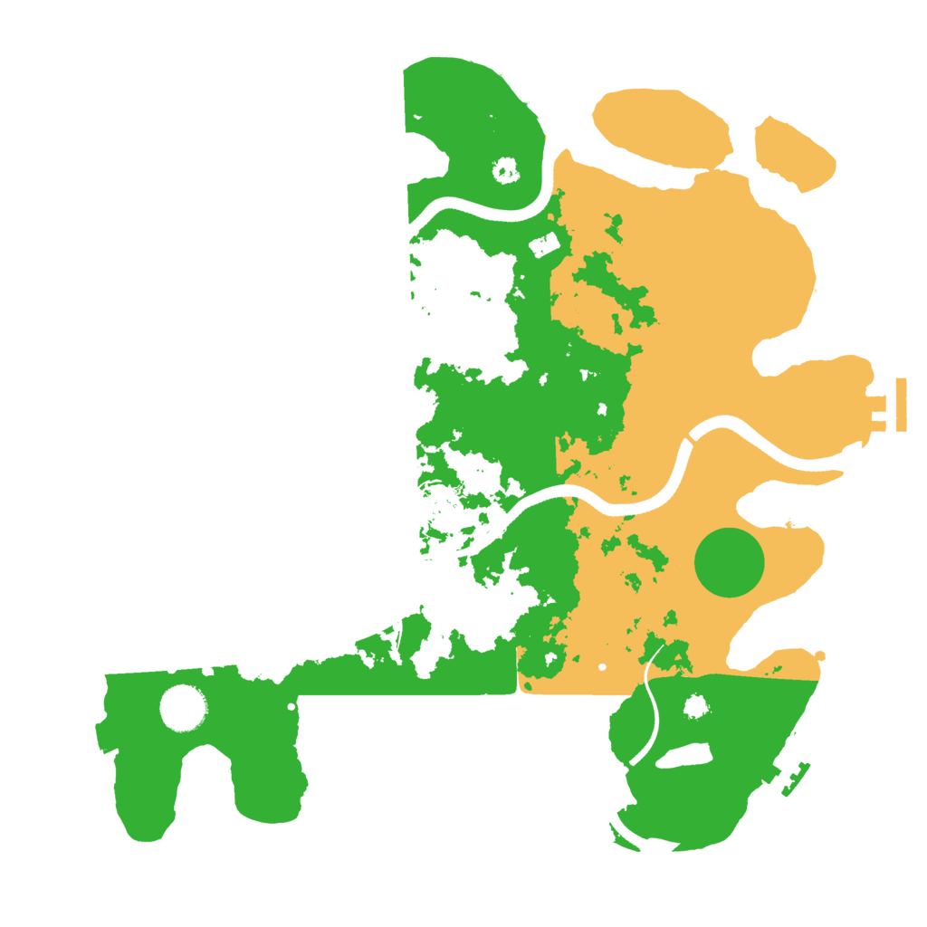 Biome Rust Map: Procedural Map, Size: 3500, Seed: 1605900049