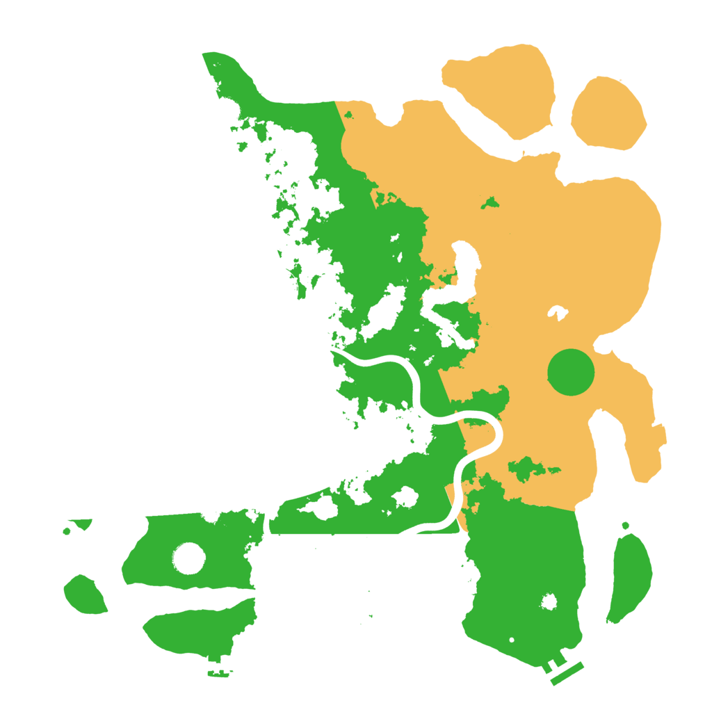 Biome Rust Map: Procedural Map, Size: 4000, Seed: 637015641