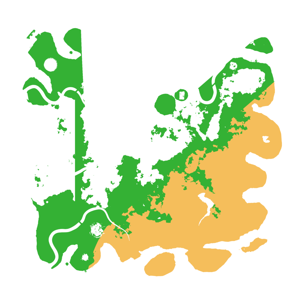 Biome Rust Map: Procedural Map, Size: 4000, Seed: 542680020