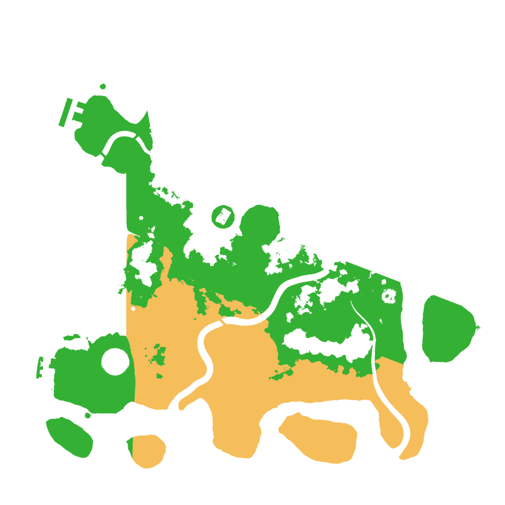 Biome Rust Map: Procedural Map, Size: 3500, Seed: 921112236
