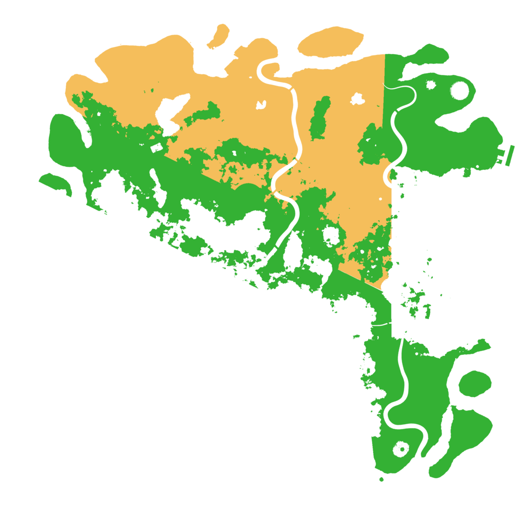 Biome Rust Map: Procedural Map, Size: 5000, Seed: 3456242