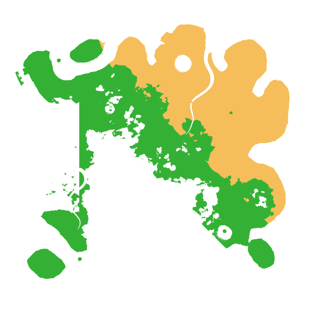 Biome Rust Map: Procedural Map, Size: 3300, Seed: 39270892