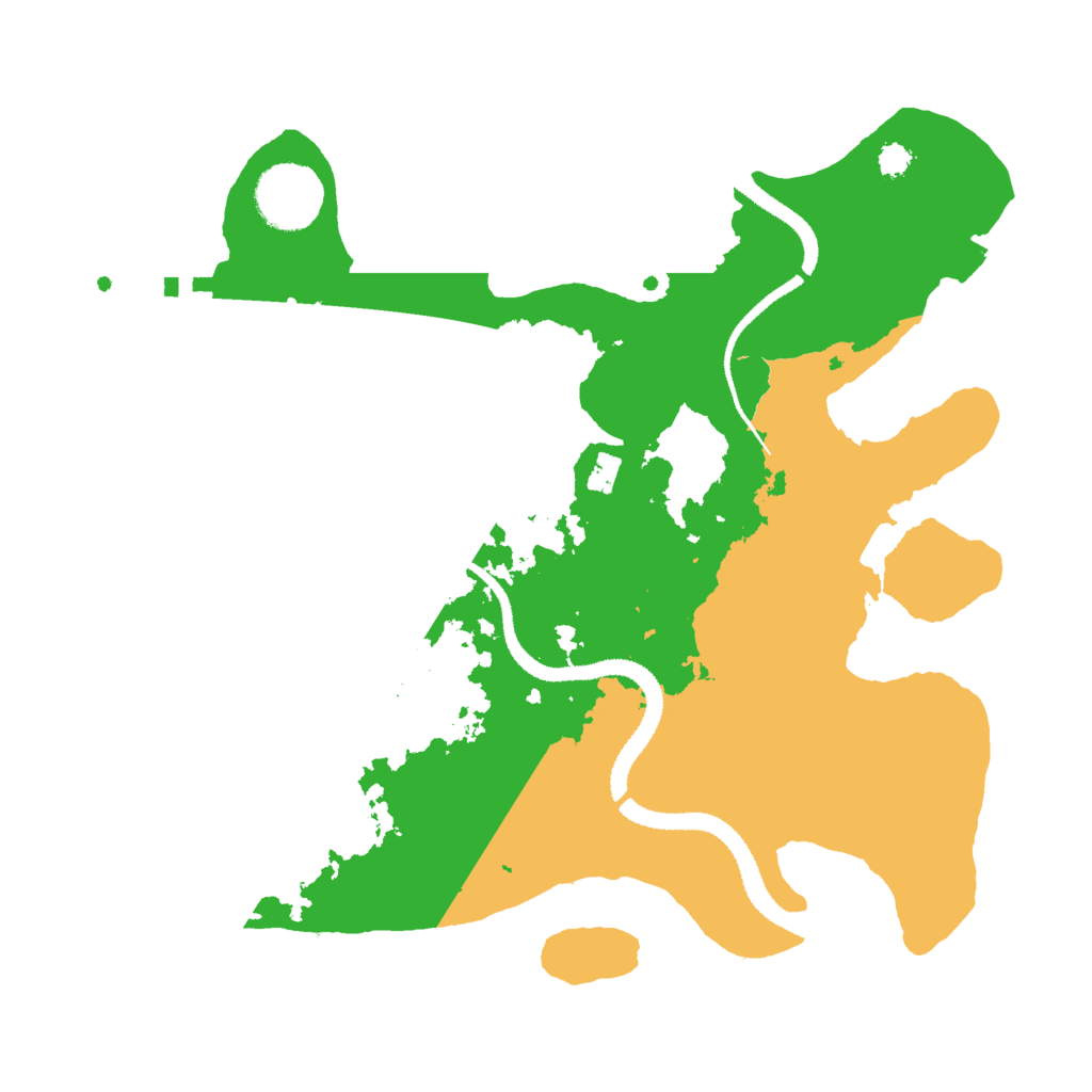 Biome Rust Map: Procedural Map, Size: 3000, Seed: 67432