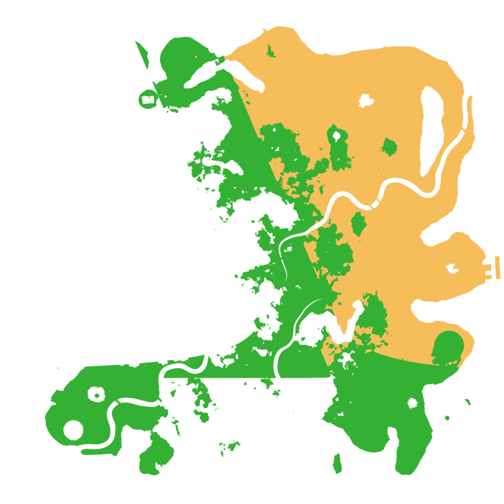 Biome Rust Map: Procedural Map, Size: 4500, Seed: 942034601