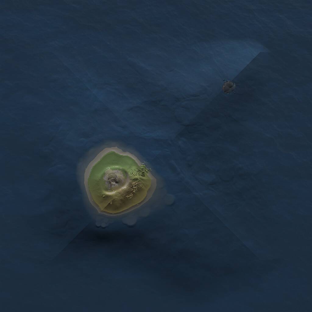 Rust Map: Procedural Map, Size: 1000, Seed: 30061, 1 Monuments