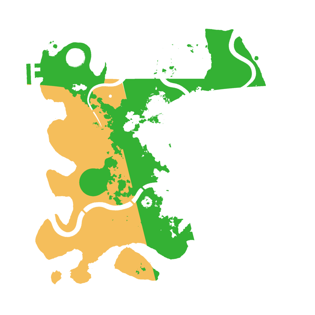 Biome Rust Map: Procedural Map, Size: 3000, Seed: 61284