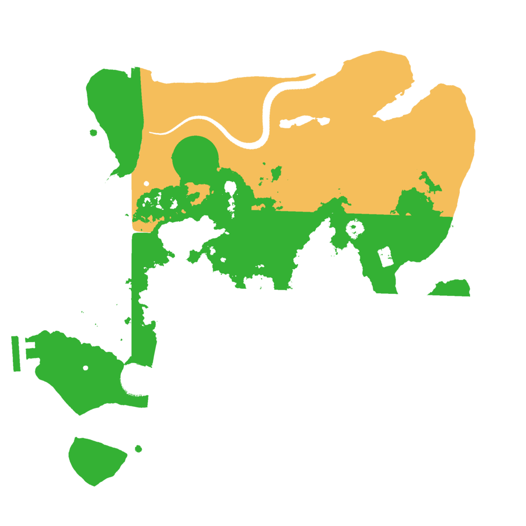 Biome Rust Map: Procedural Map, Size: 3000, Seed: 124322915