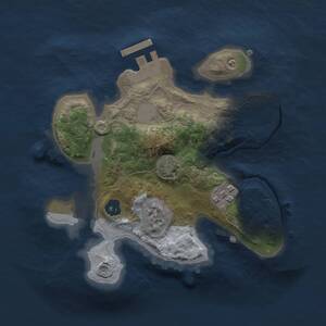 Thumbnail Rust Map: Procedural Map, Size: 2000, Seed: 63297985, 4 Monuments