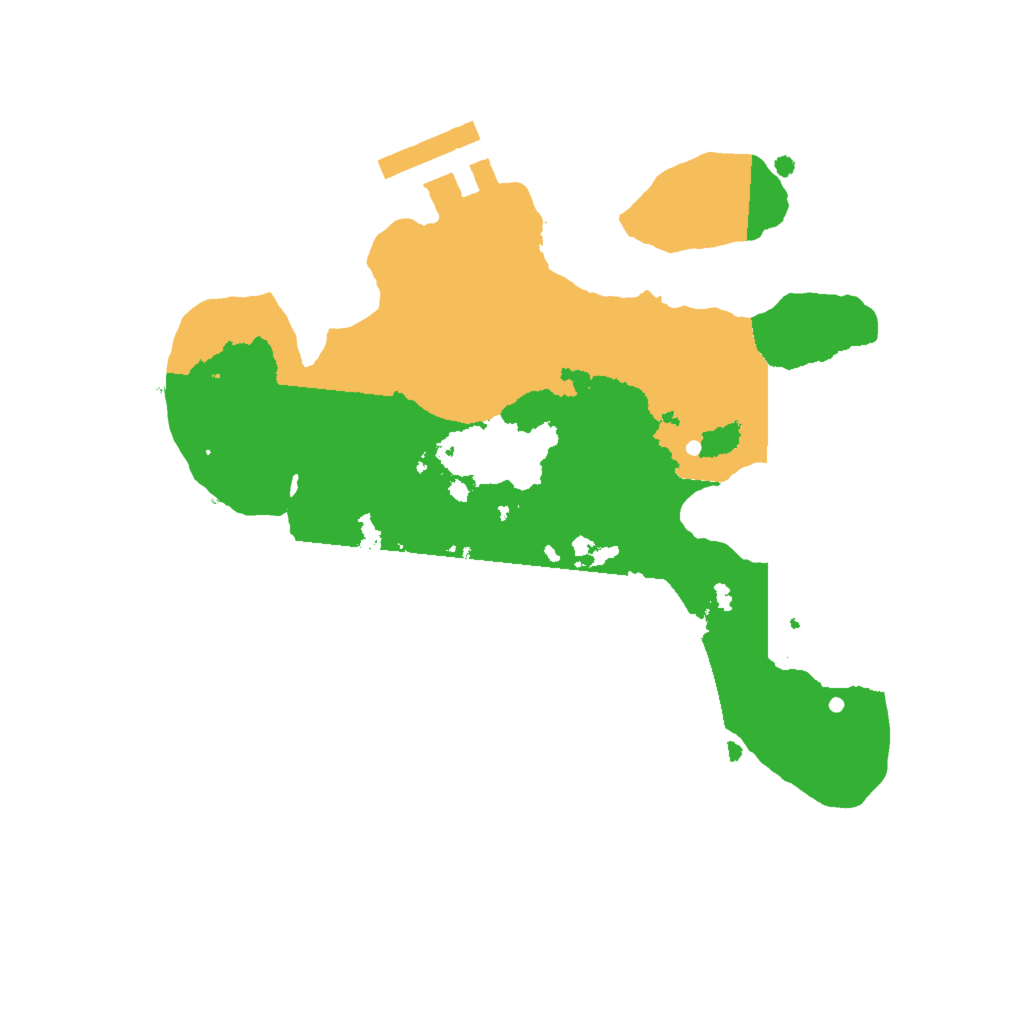 Biome Rust Map: Procedural Map, Size: 2000, Seed: 63297985