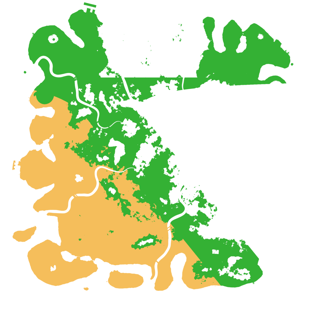 Biome Rust Map: Procedural Map, Size: 4999, Seed: 1337