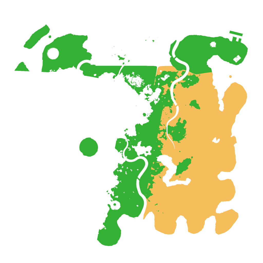 Biome Rust Map: Procedural Map, Size: 4000, Seed: 182088888