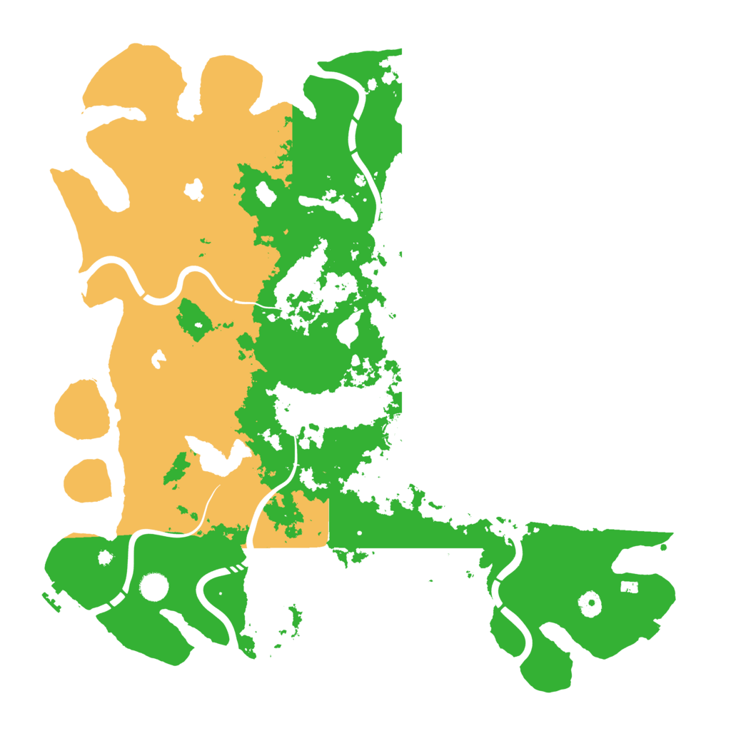 Biome Rust Map: Procedural Map, Size: 4500, Seed: 2074257033