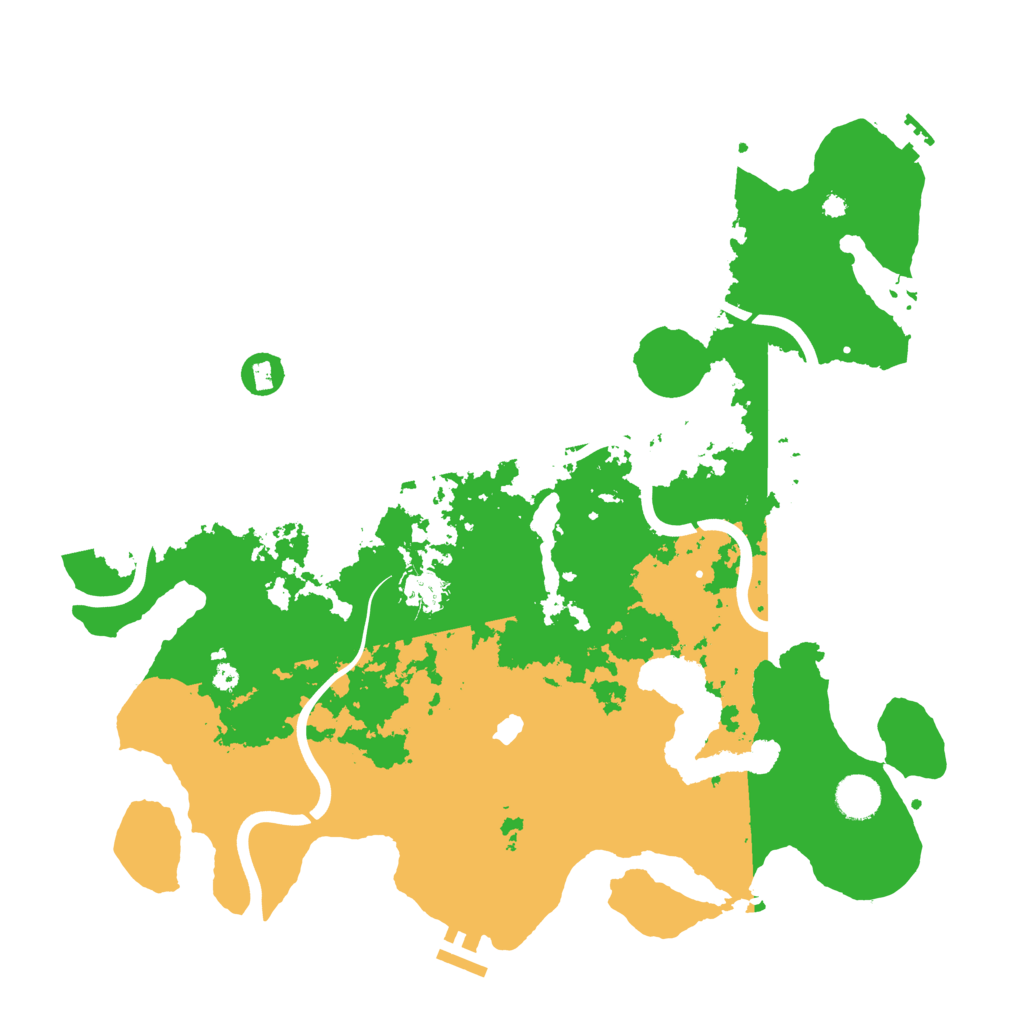 Biome Rust Map: Procedural Map, Size: 4000, Seed: 1165902737