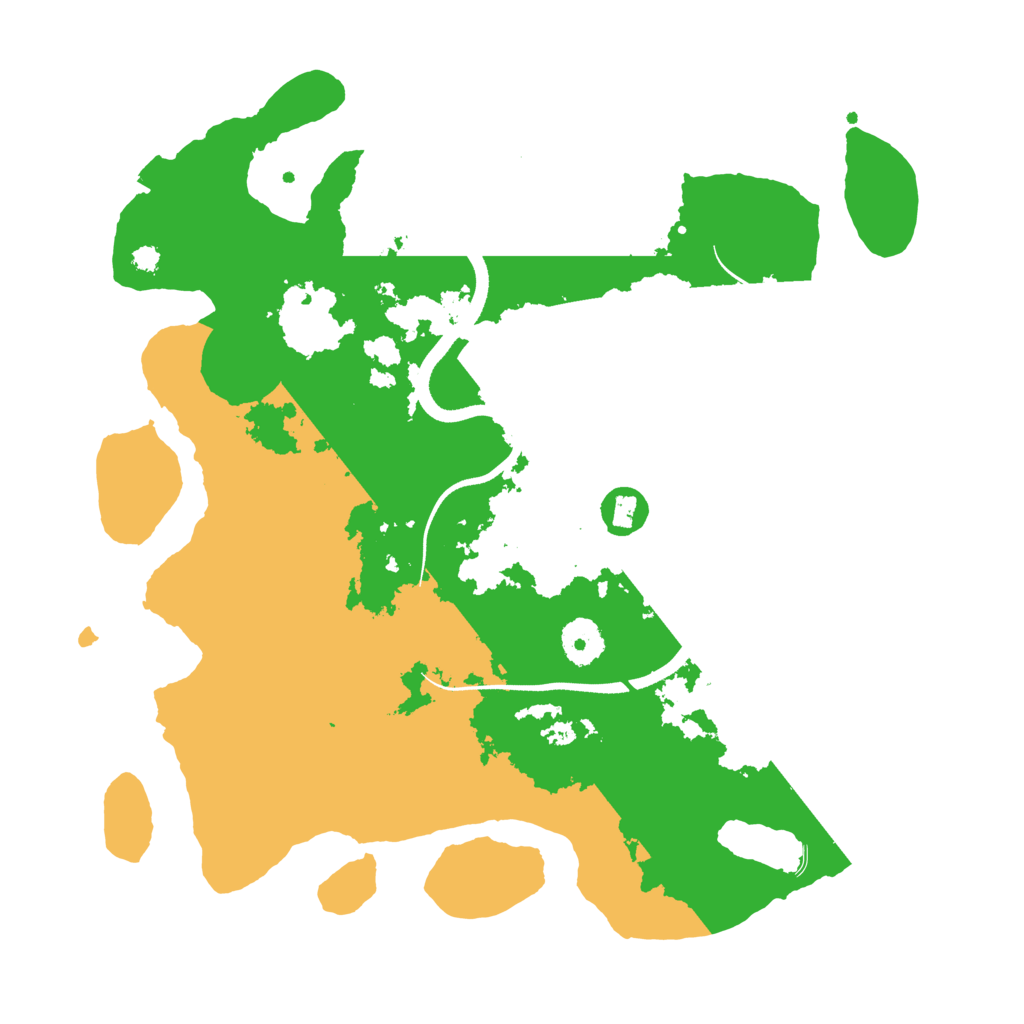Biome Rust Map: Procedural Map, Size: 3500, Seed: 985621159