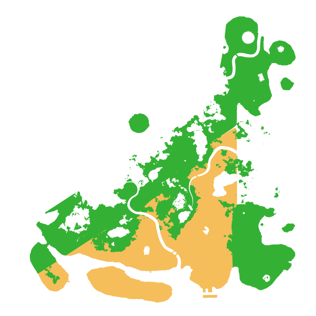 Biome Rust Map: Procedural Map, Size: 4500, Seed: 431593611