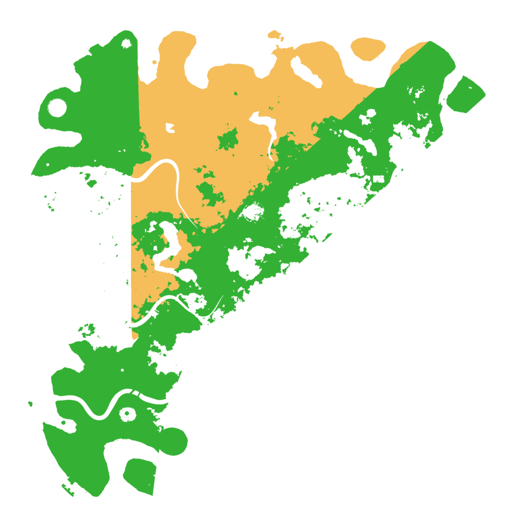 Biome Rust Map: Procedural Map, Size: 5000, Seed: 292445420