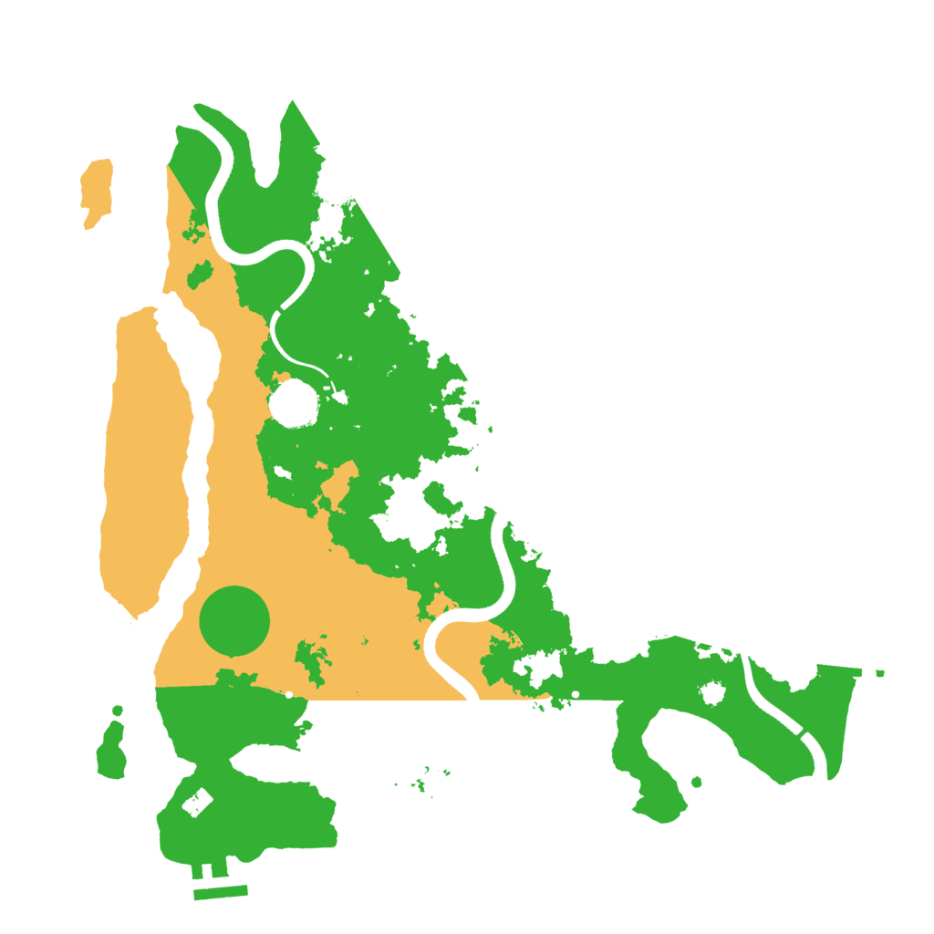 Biome Rust Map: Procedural Map, Size: 3500, Seed: 1456237988