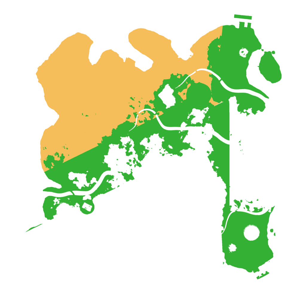 Biome Rust Map: Procedural Map, Size: 3500, Seed: 20171