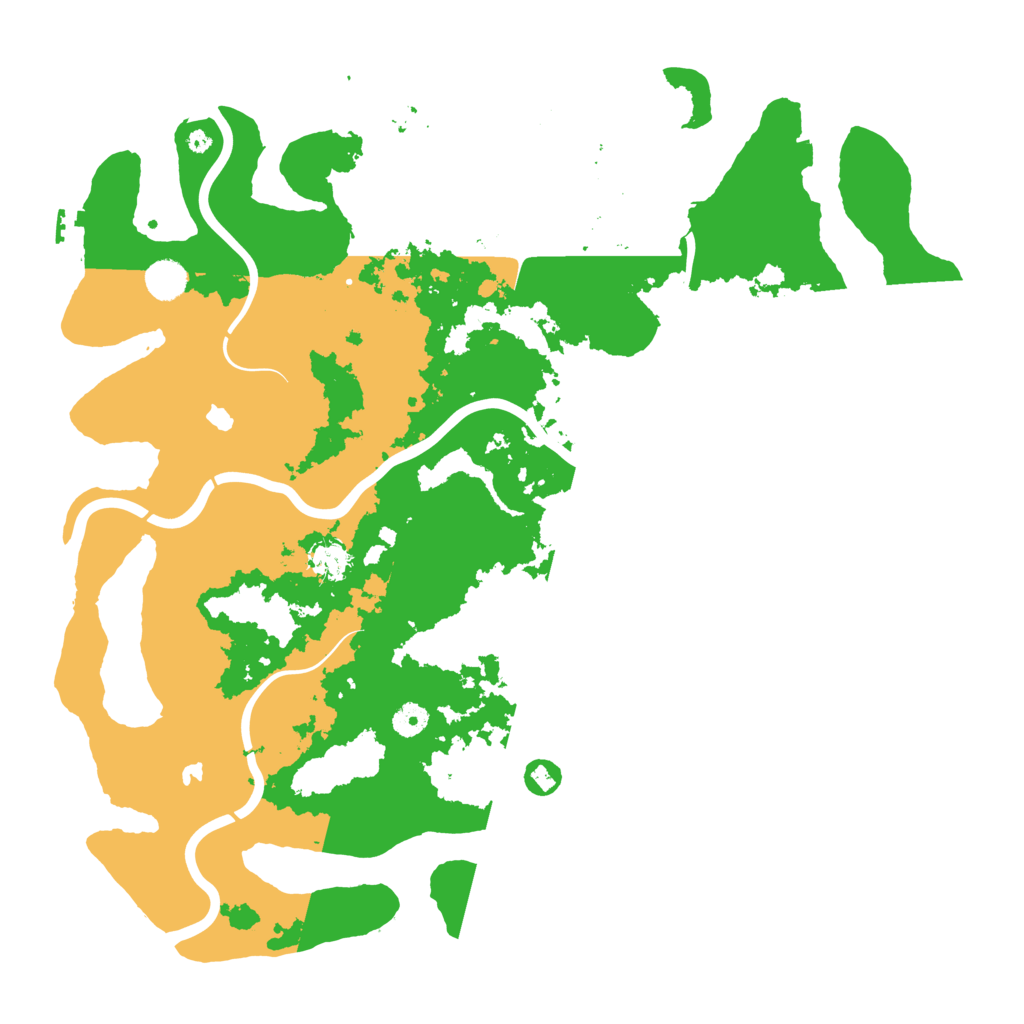 Biome Rust Map: Procedural Map, Size: 4500, Seed: 1386547430