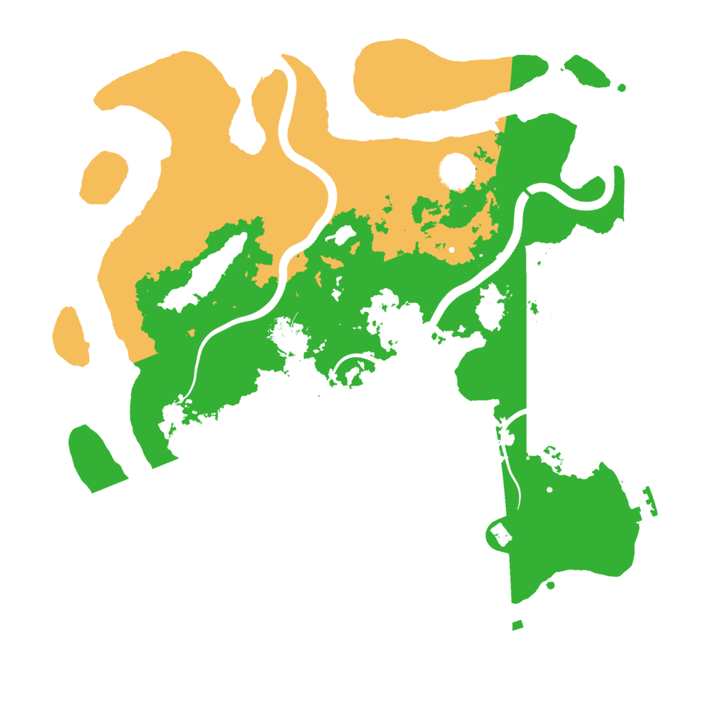 Biome Rust Map: Procedural Map, Size: 3500, Seed: 2110622138
