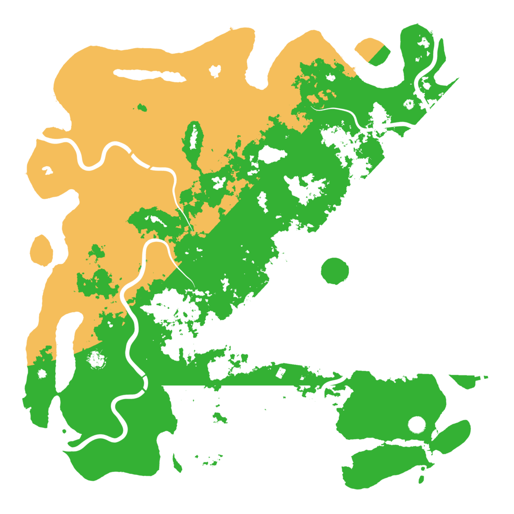 Biome Rust Map: Procedural Map, Size: 5250, Seed: 1917242349