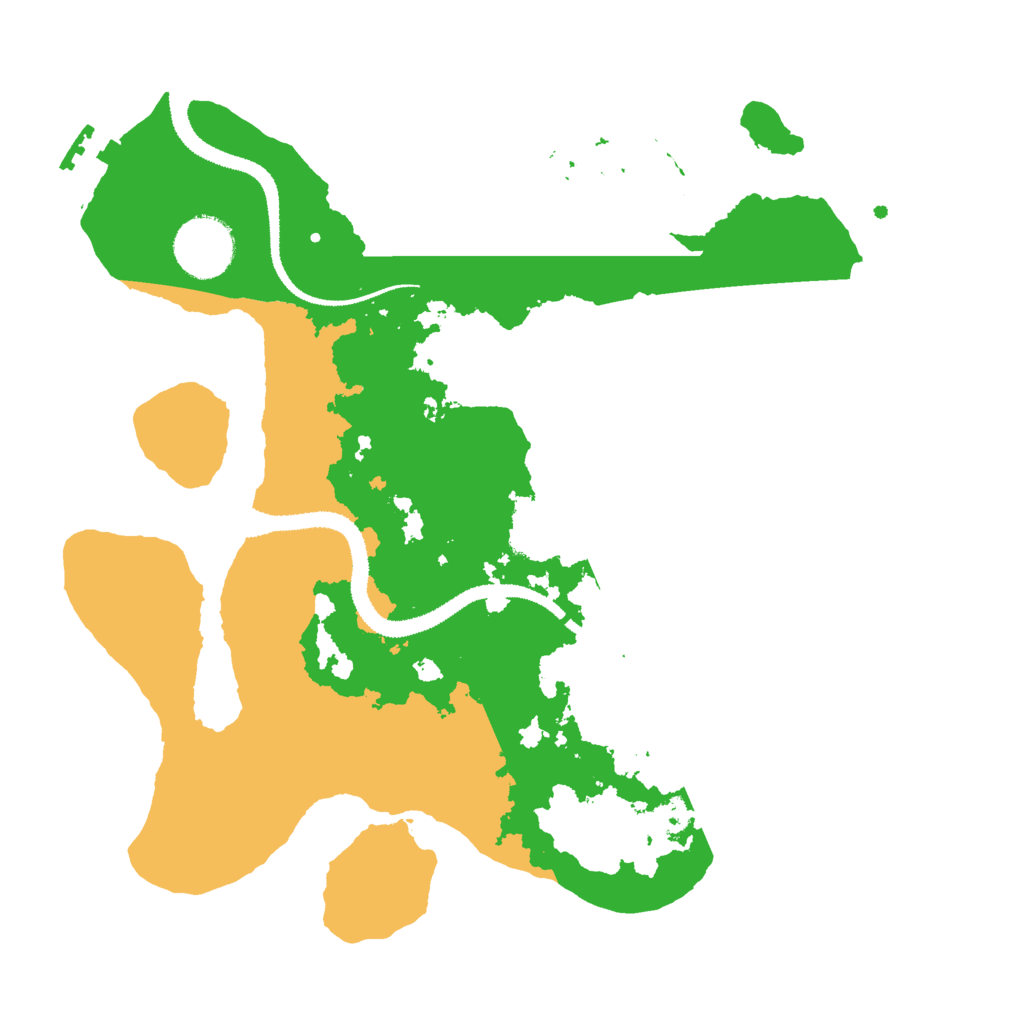 Biome Rust Map: Procedural Map, Size: 3000, Seed: 753842558