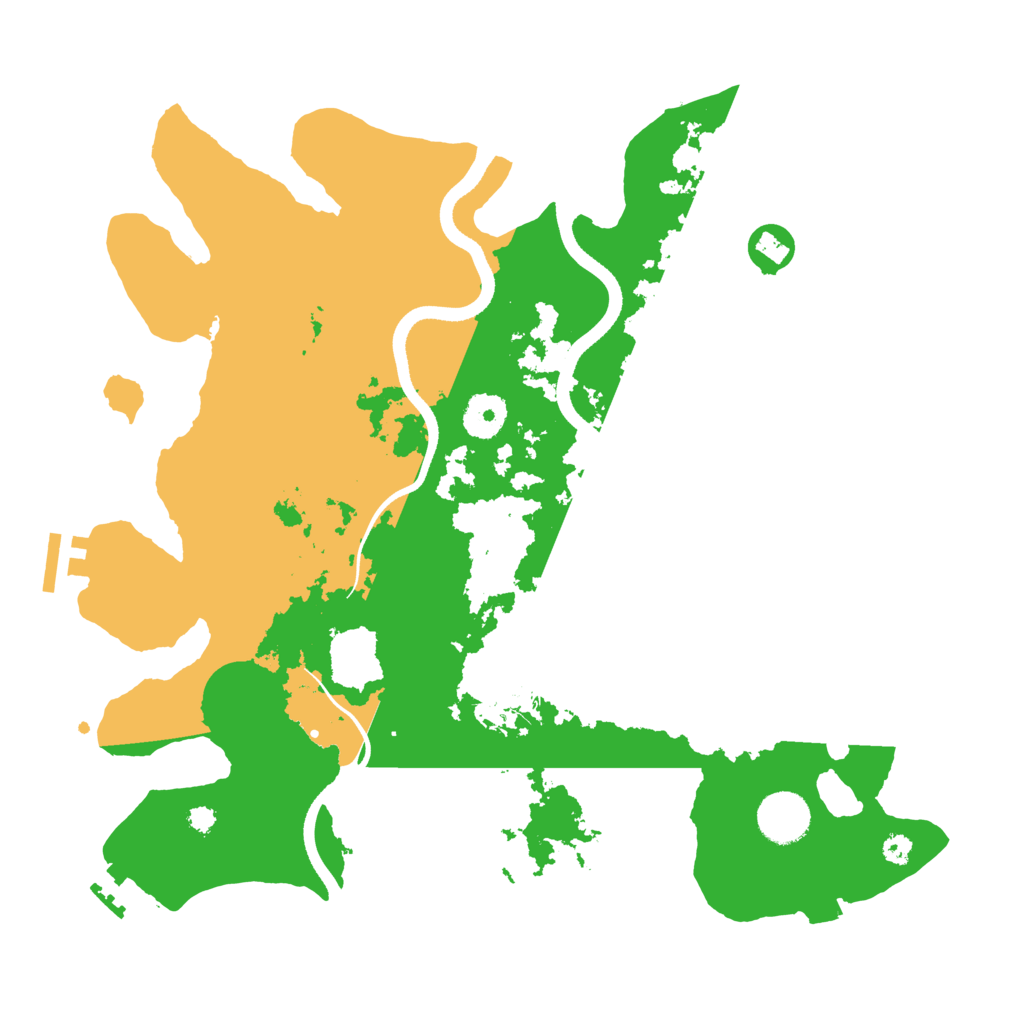 Biome Rust Map: Procedural Map, Size: 3500, Seed: 1902913998