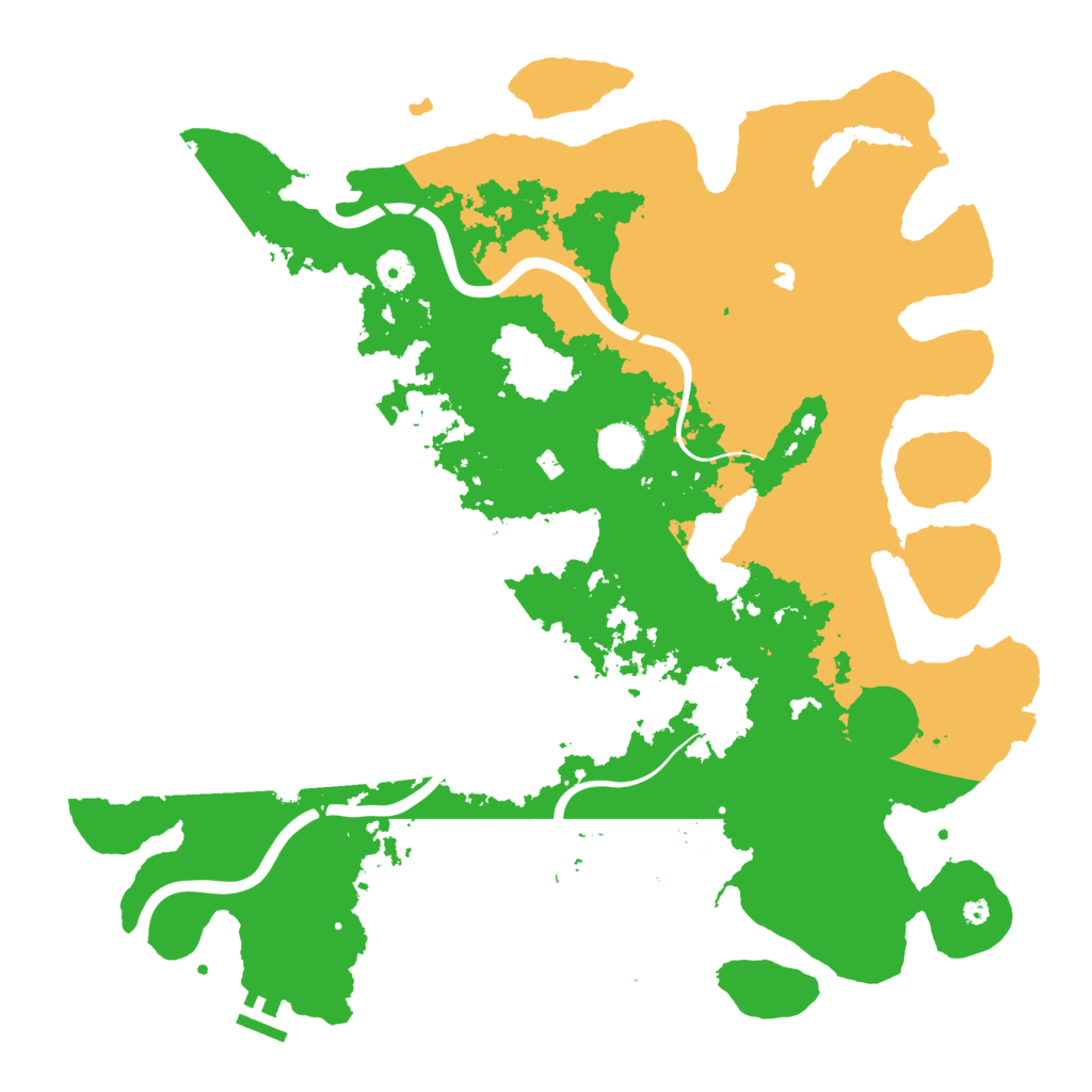 Biome Rust Map: Procedural Map, Size: 4257, Seed: 481776