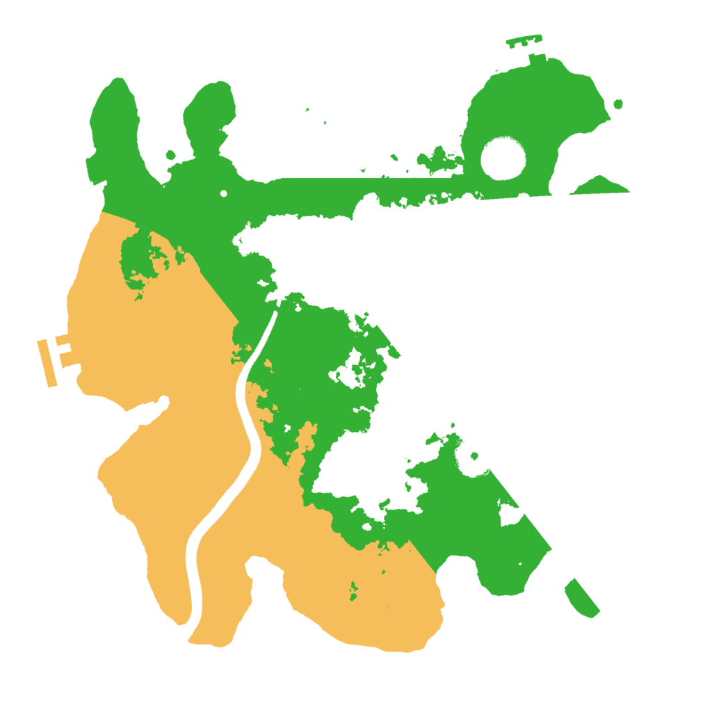 Biome Rust Map: Procedural Map, Size: 3000, Seed: 921675702