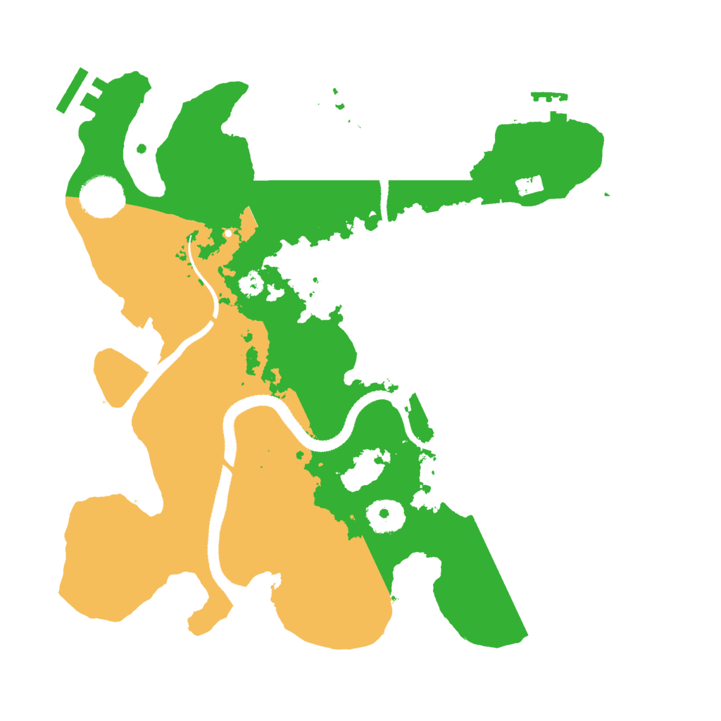 Biome Rust Map: Procedural Map, Size: 3000, Seed: 731694344