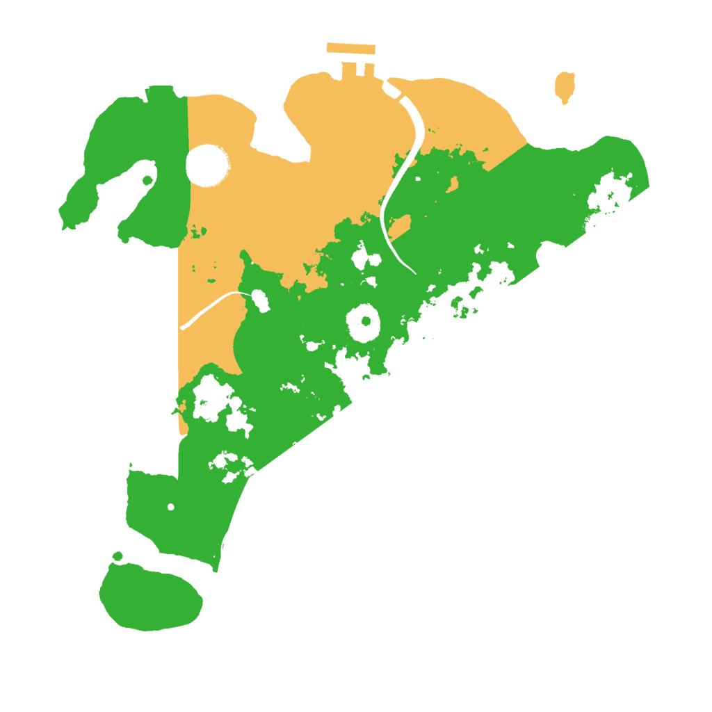 Biome Rust Map: Procedural Map, Size: 2975, Seed: 64897