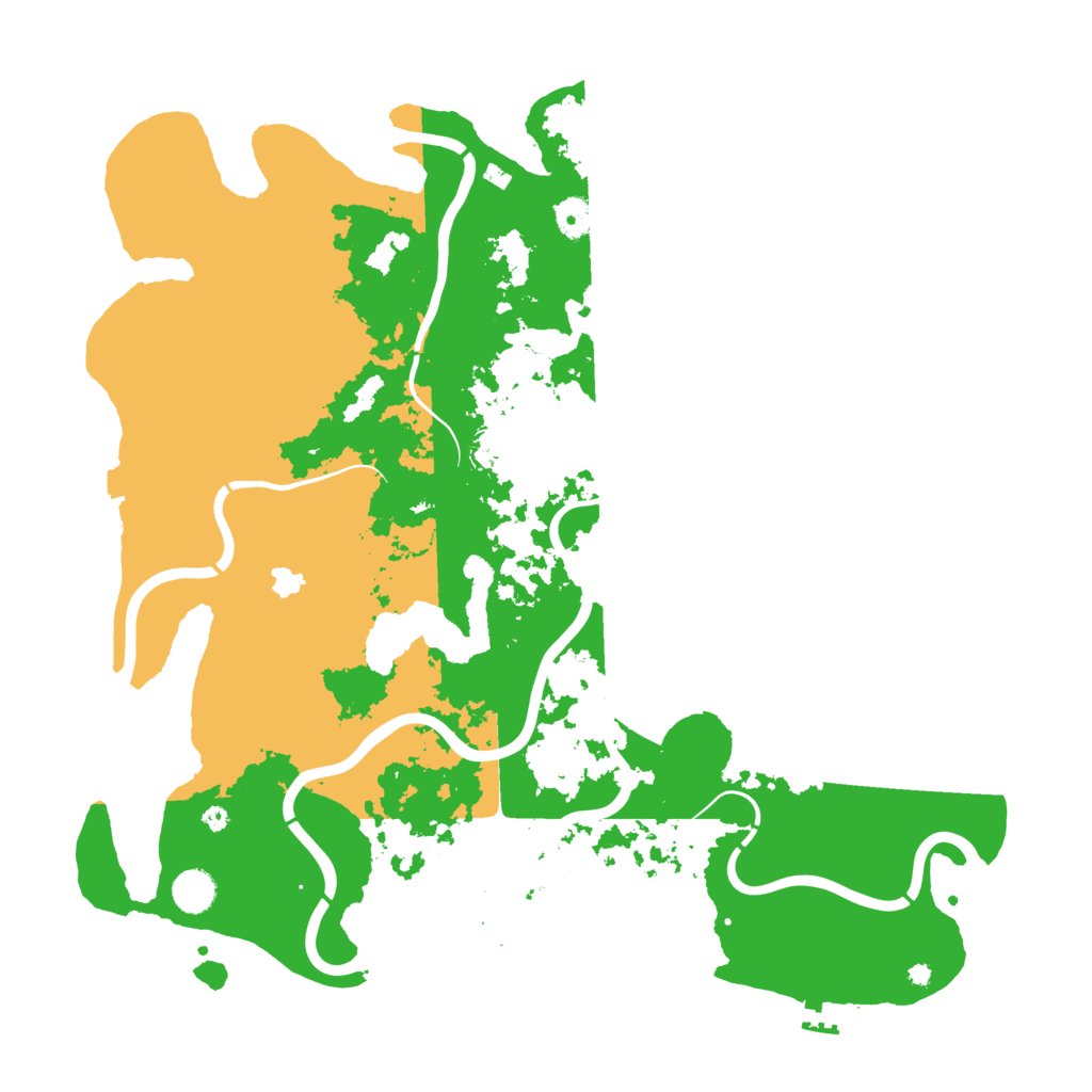 Biome Rust Map: Procedural Map, Size: 4400, Seed: 919696588