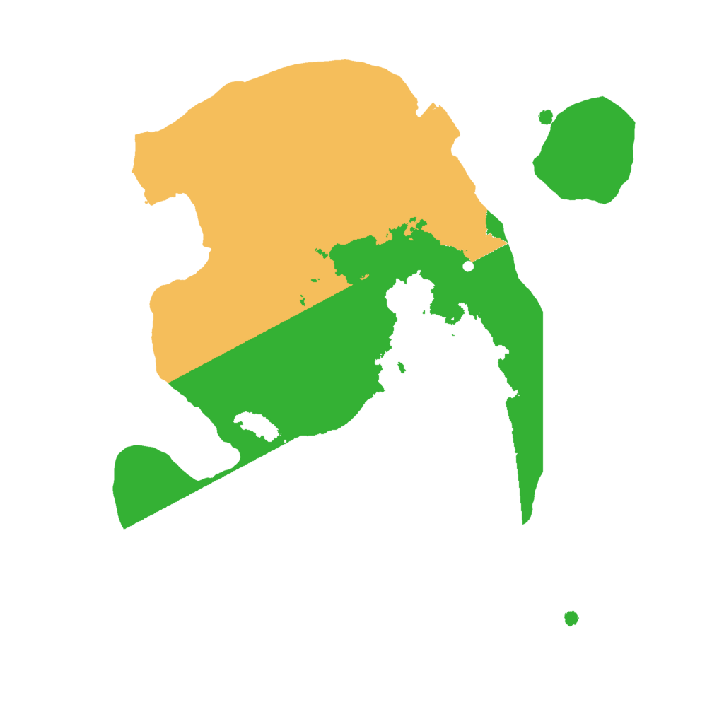 Biome Rust Map: Procedural Map, Size: 2000, Seed: 1463480718