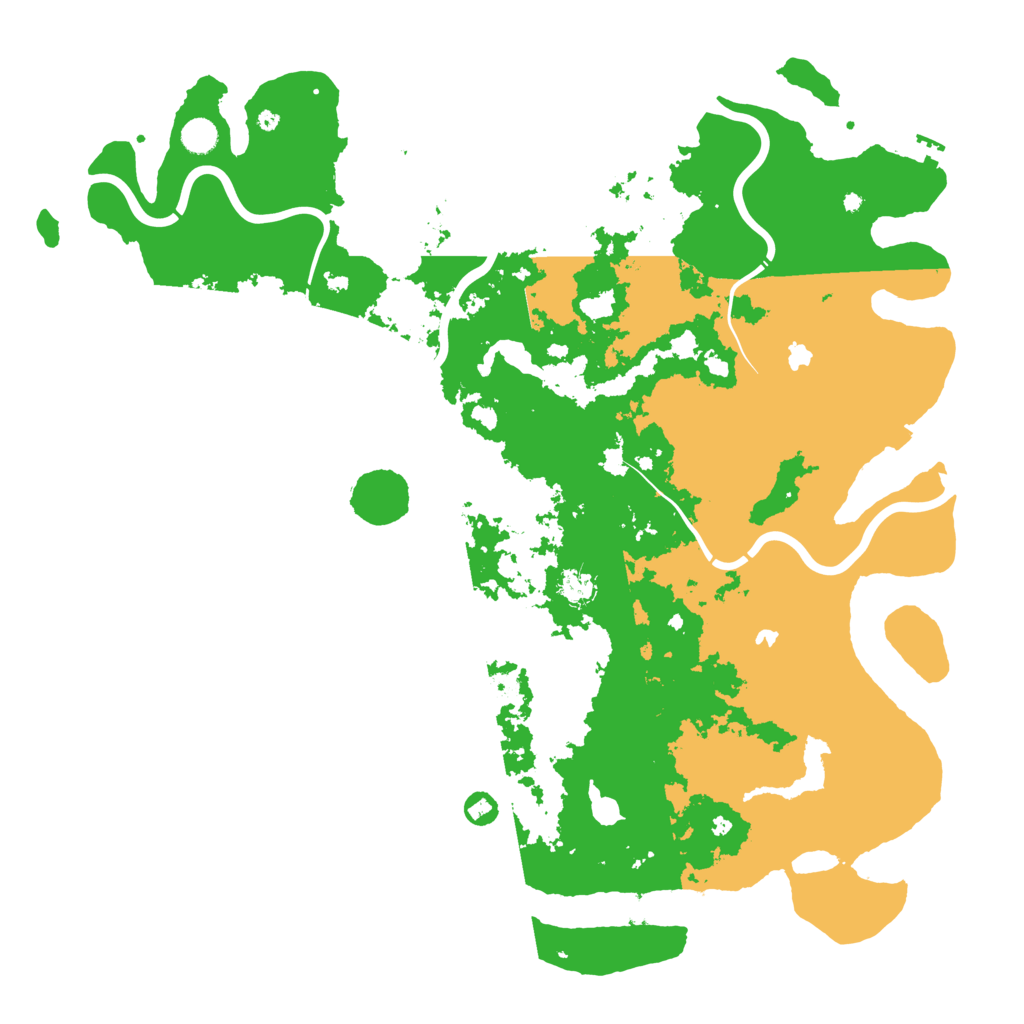 Biome Rust Map: Procedural Map, Size: 5000, Seed: 1429026086