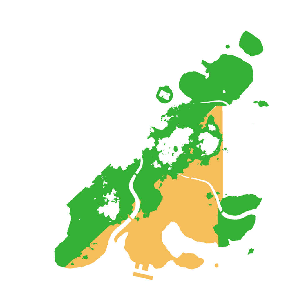 Biome Rust Map: Procedural Map, Size: 3000, Seed: 8051743