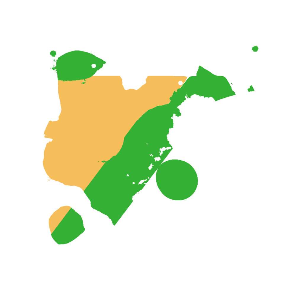 Biome Rust Map: Procedural Map, Size: 2000, Seed: 150000