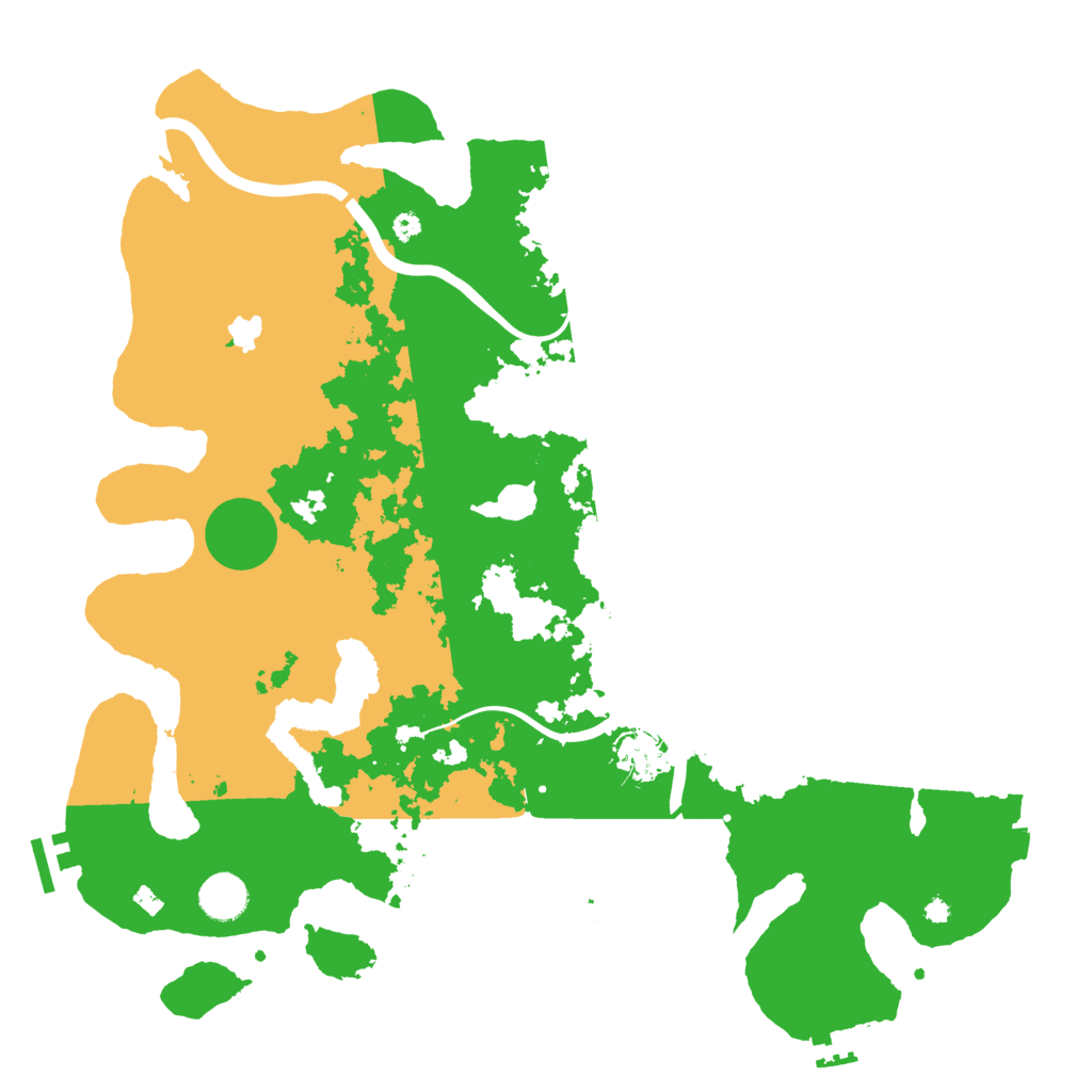 Biome Rust Map: Procedural Map, Size: 4000, Seed: 211931494