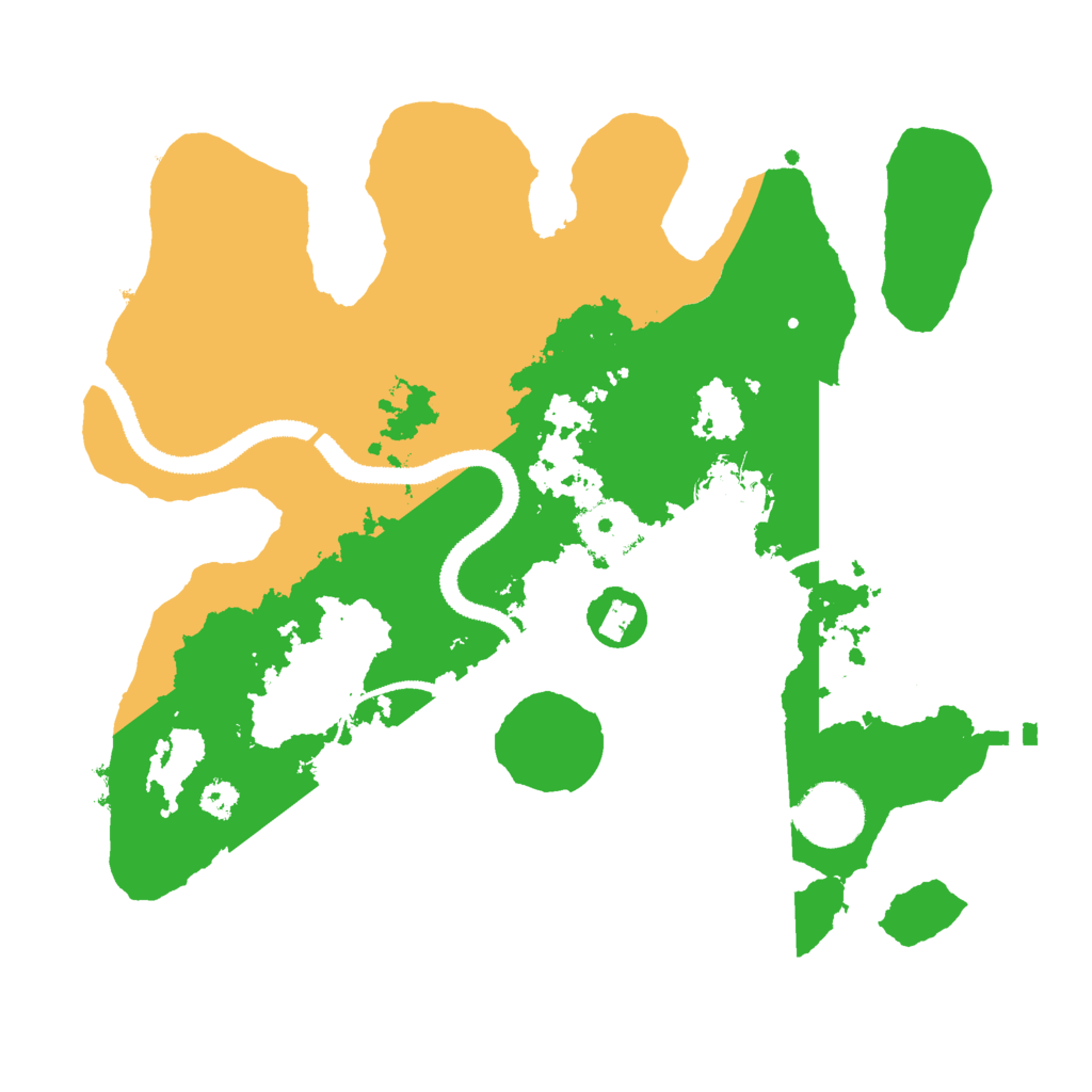 Biome Rust Map: Procedural Map, Size: 3000, Seed: 529241644