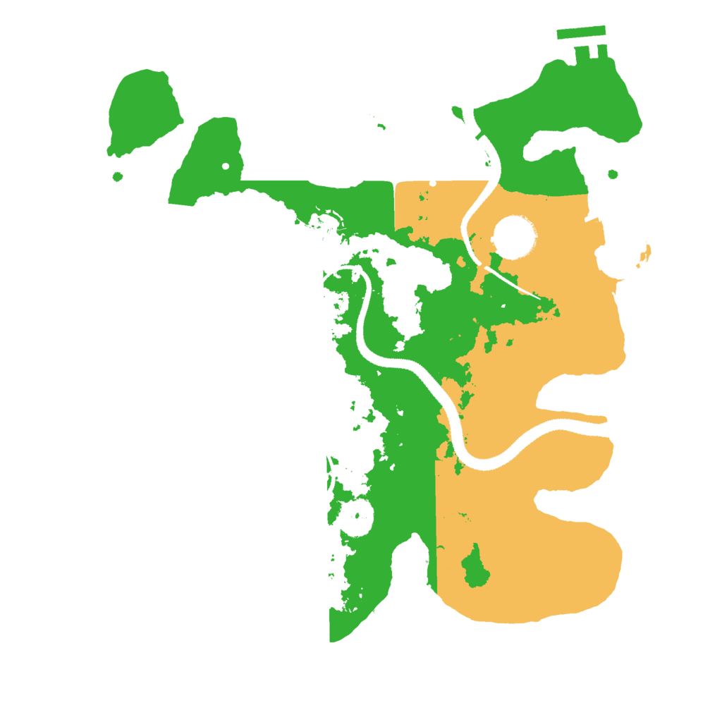 Biome Rust Map: Procedural Map, Size: 3000, Seed: 832960059