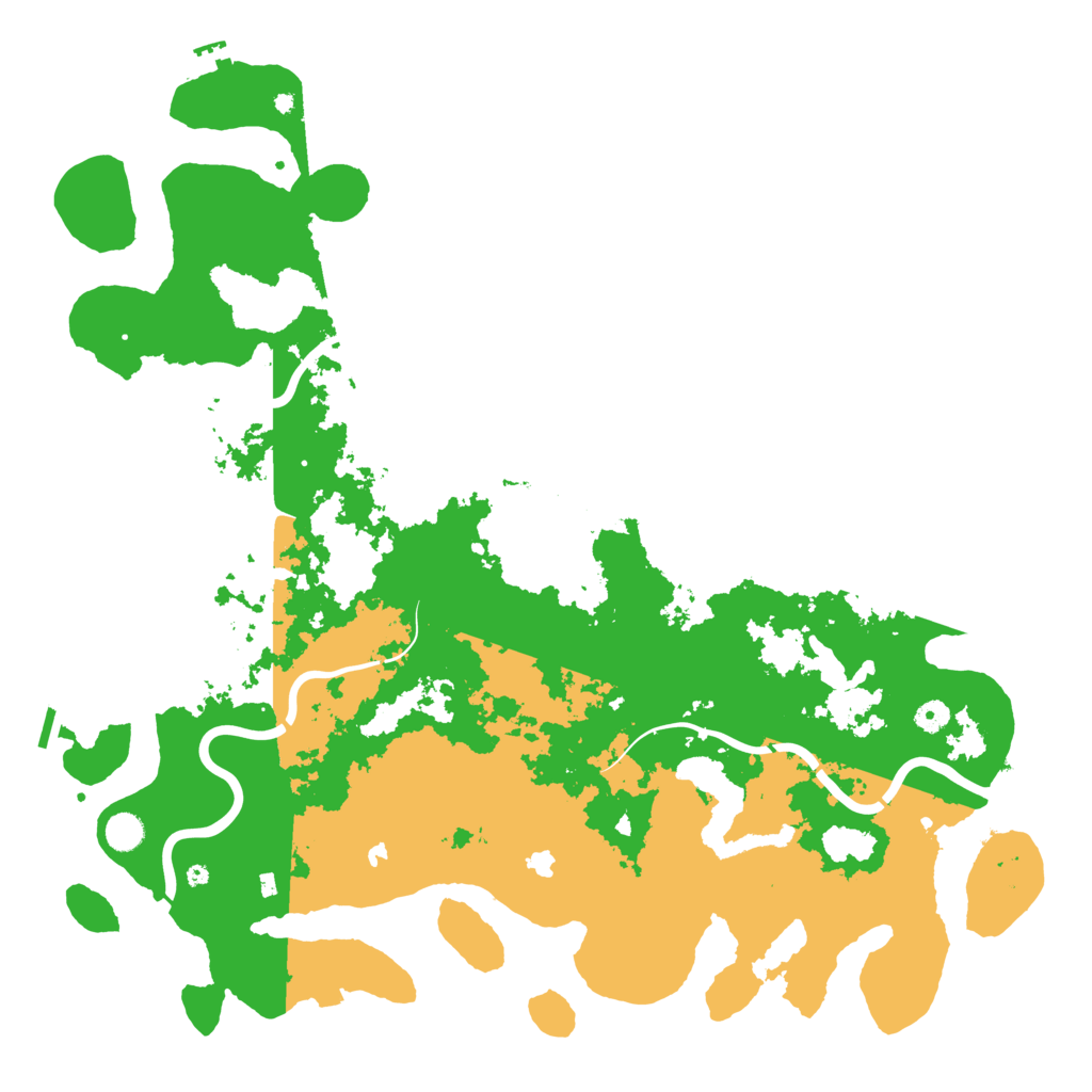 Biome Rust Map: Procedural Map, Size: 5000, Seed: 196562754