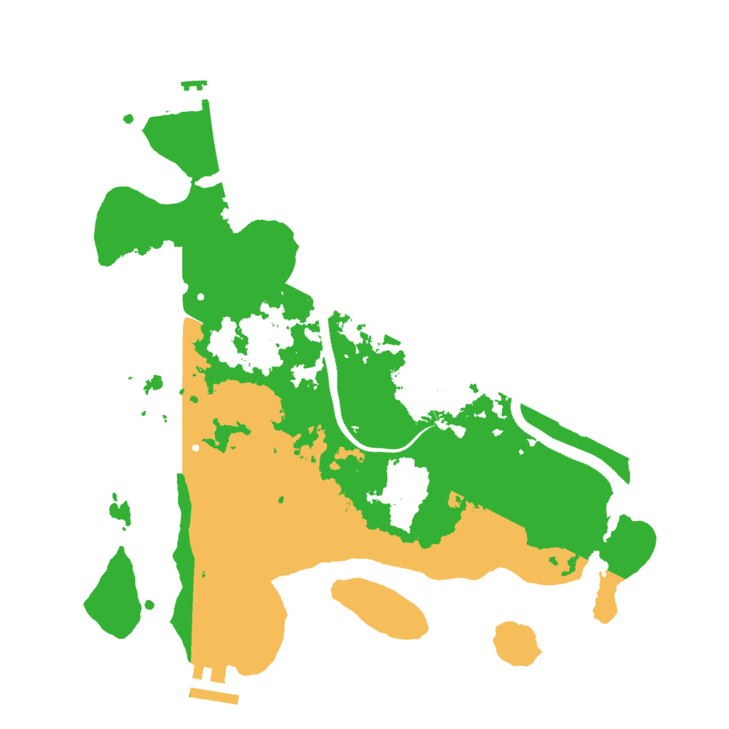 Biome Rust Map: Procedural Map, Size: 3000, Seed: 79124