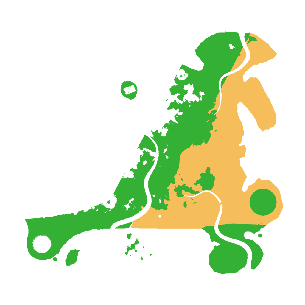 Biome Rust Map: Procedural Map, Size: 3000, Seed: 494566462