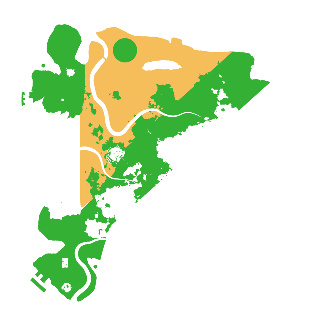 Biome Rust Map: Procedural Map, Size: 3500, Seed: 1347710738